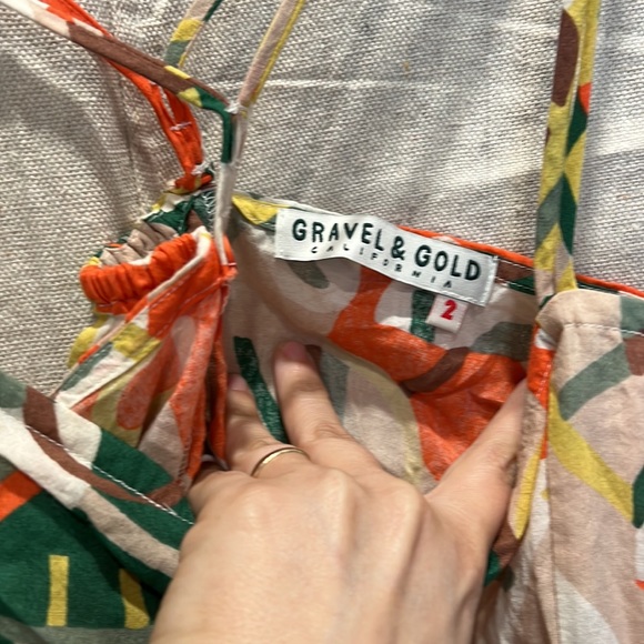 Gravel and Gold summer dress Rhythm Color print - Picture 4 of 6